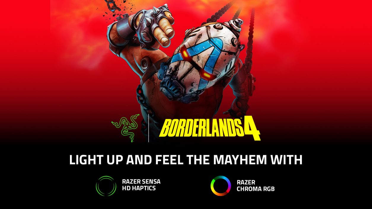 Feel The Mayhem – Borderlands 4 Levels Up with Razer Sensa HD Haptics and Chroma RGB