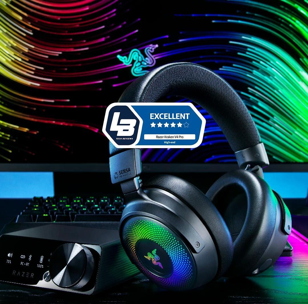 Razer Kraken V4 Pro Recieves "Excellent" Award by Lyd & Billede