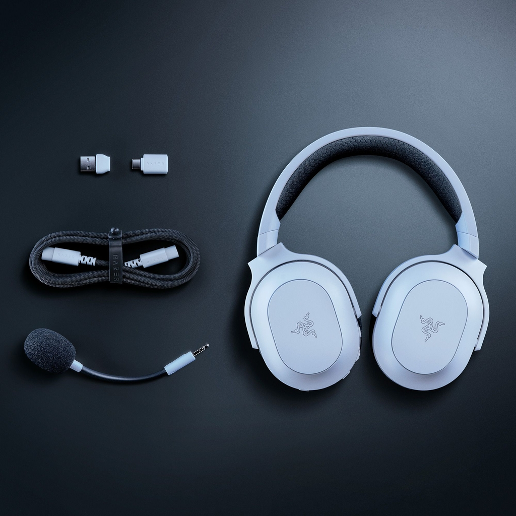 Razer Barracuda X Chroma ホワイトエディション Razer Barracuda X Chroma Wireless Gaming Headset - White - us