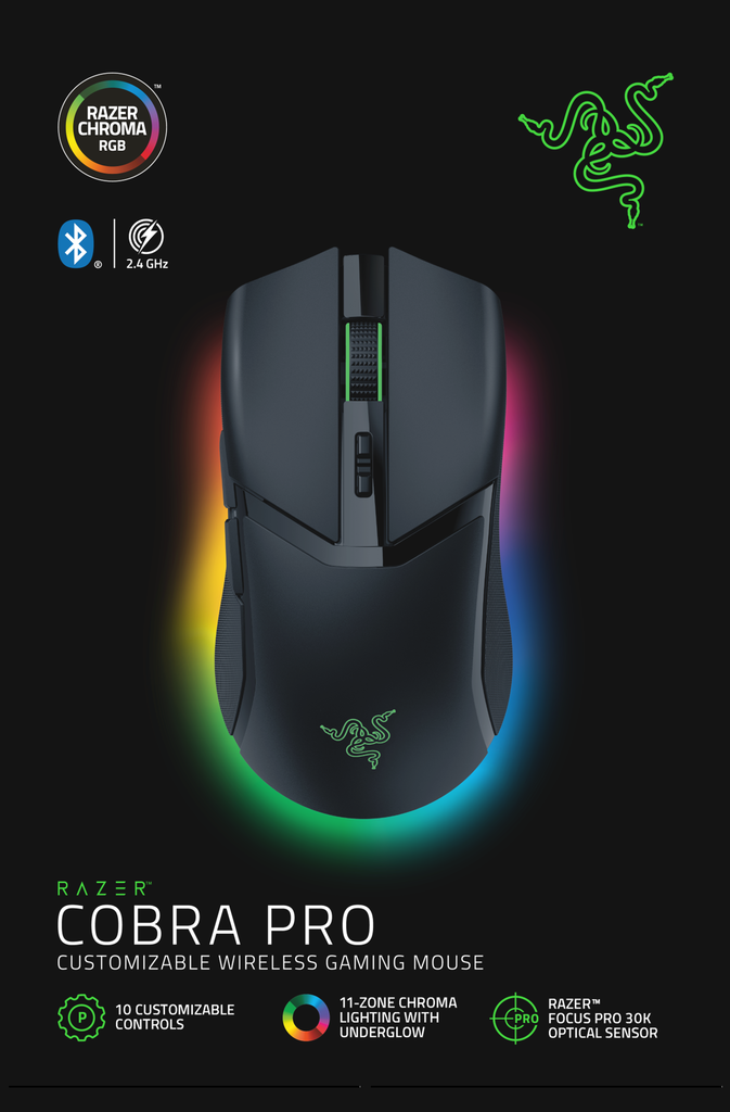 RAZER COBRA PRO - BLACK – Nordic Game Supply