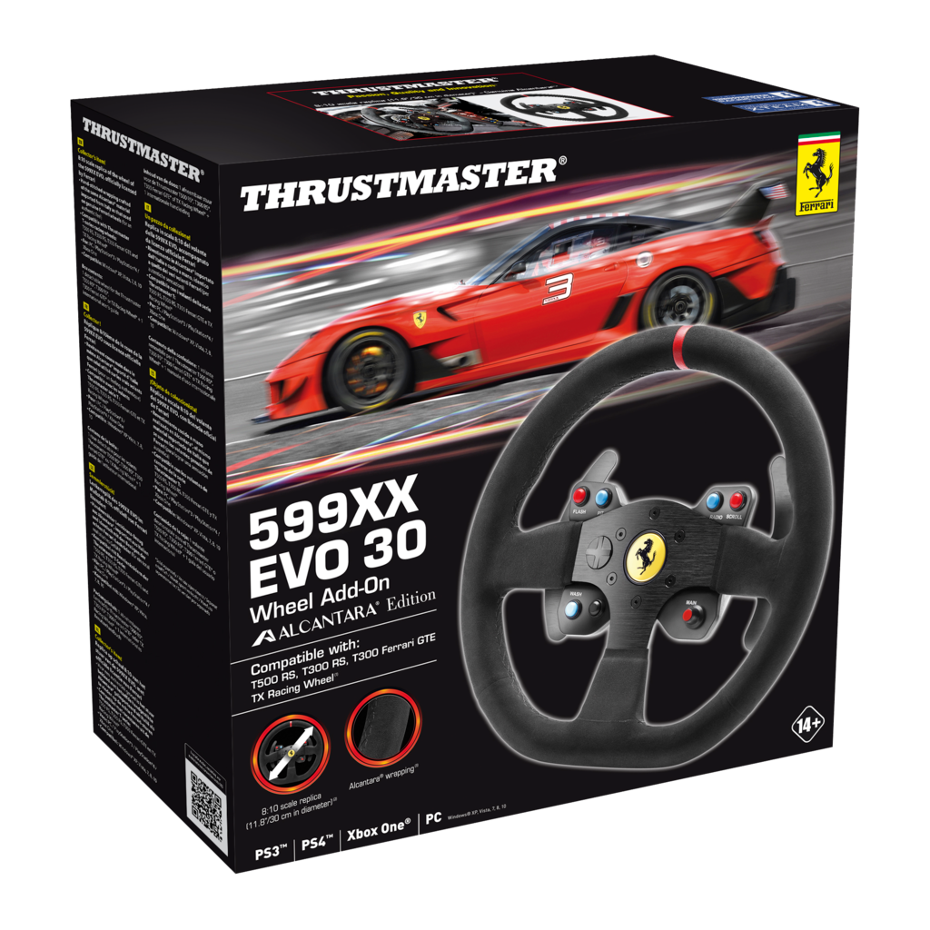 THRUSTMASTER F599XX EVO 30 WHEEL ADD ON ALC – Nordic Game Supply