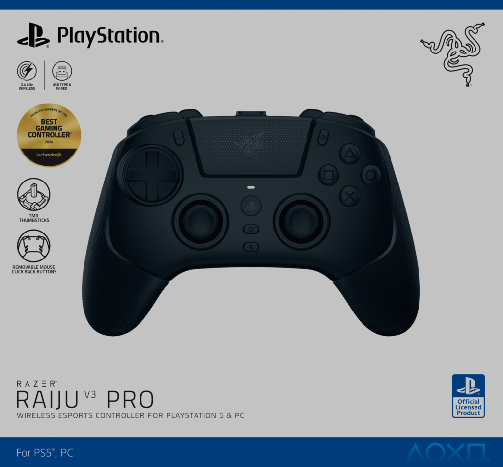 RAZER RAIJU V3 PRO FOR PS5 & PC - BLACK – Nordic Game Supply RAZER RAIJU V3 PRO FOR PS5 & PC - BLACK – Nordic Game Supply
