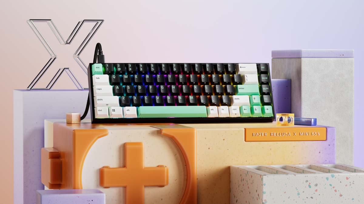 YOUR BOARD. YOUR RULES.   RAZER INTRODUCES THE RECLUSA X MINI 65%
