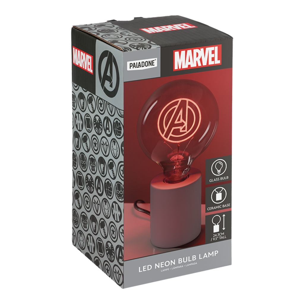 LED NEON BULB LAMP - MARVEL AVENGERS – Nordic Game Supply
