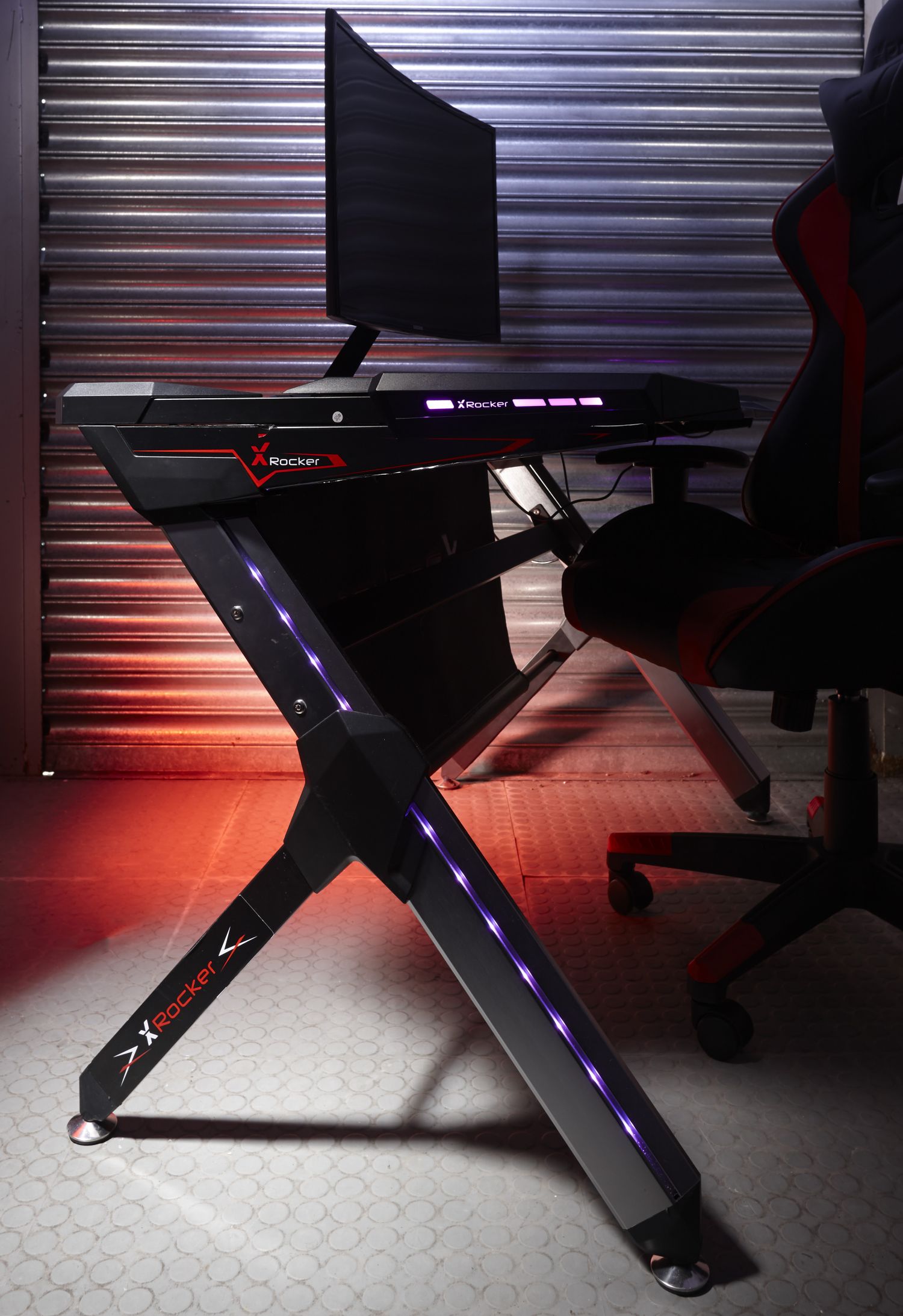 x rocker lynx gaming desk v2